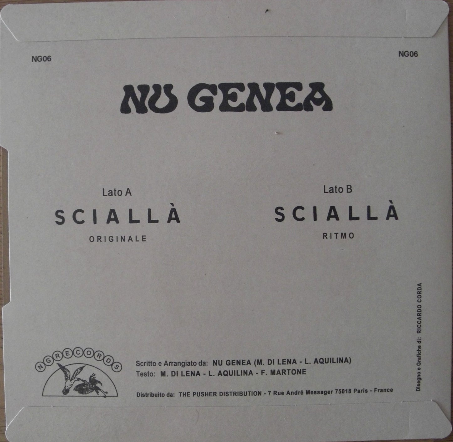 Nu Genea – Sciallà Vinyl, 7"