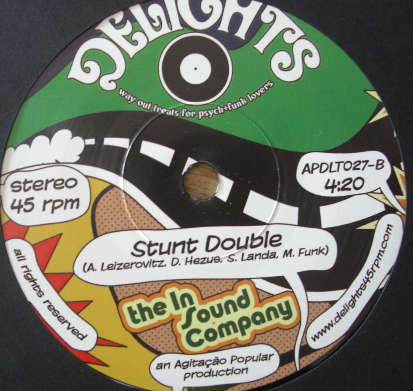 The In Sound Company – Spaceman Spiff / Stunt Double Vinyl, 7"