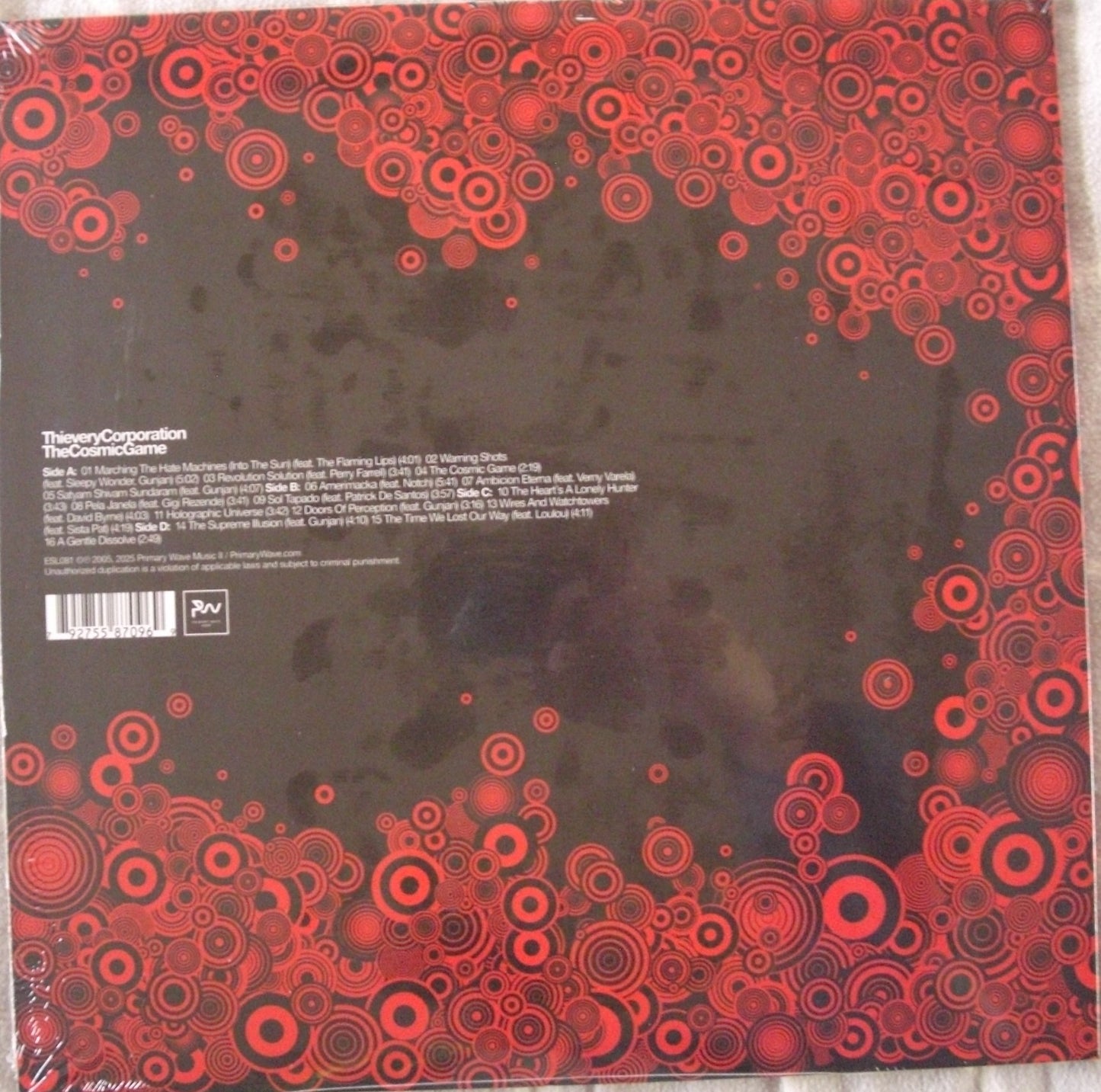 Thievery Corporation – The Cosmic Game 2x Vinyl, LP, Album, Reissue