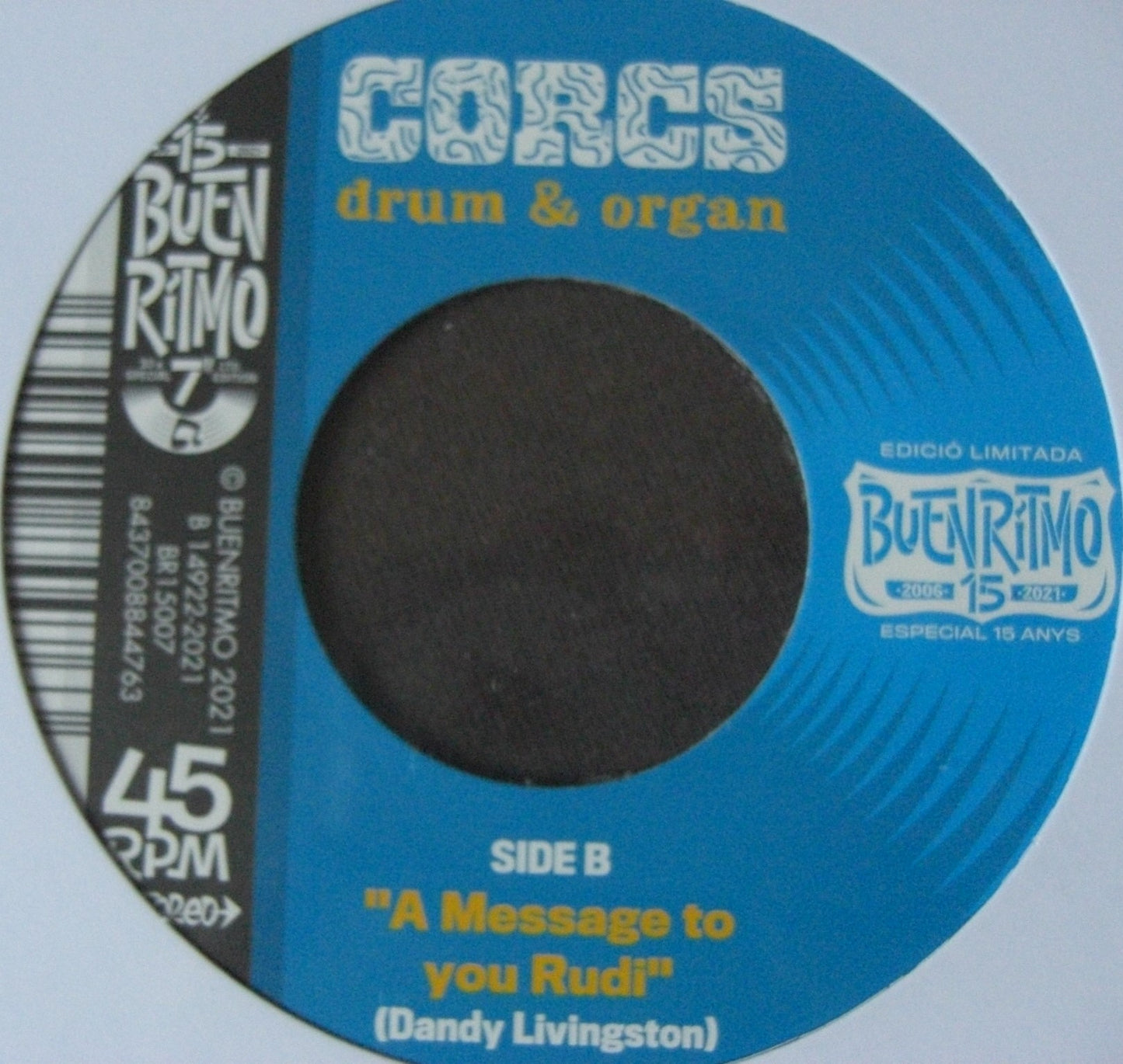 Corcs Drum & Organ – Cory Wong / A Message To You Rudi Vinyl, 7"