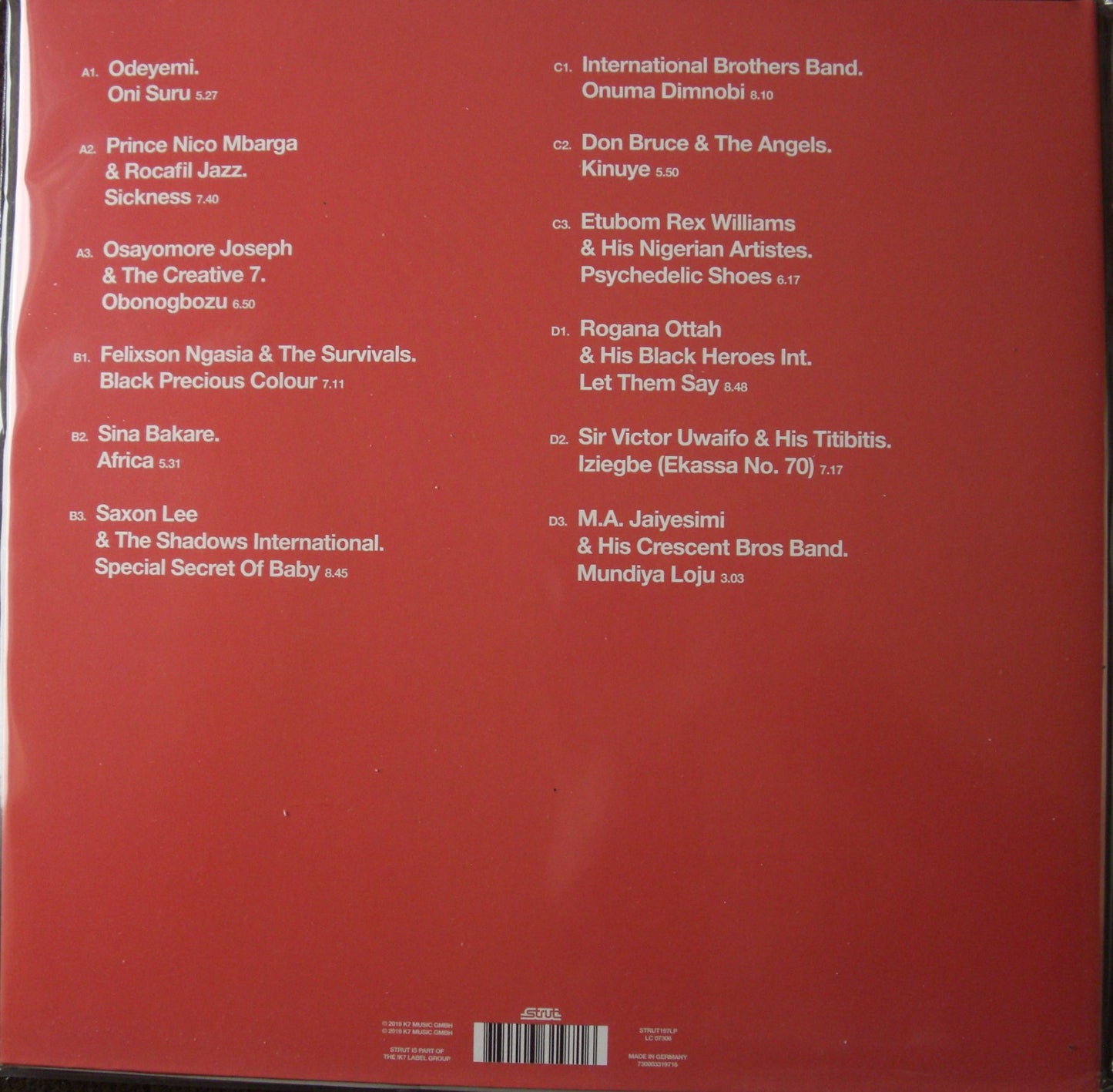 Various – Nigeria 70 (No Wahala: Highlife, Afro-Funk & Juju 1973-1987) 2x Vinyl, LP, Compilation
