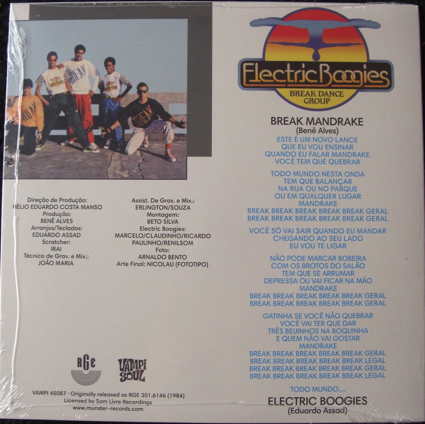 Electric Boogies – Break Mandrake / Electric Boogies Vinyl, 7" Reissue