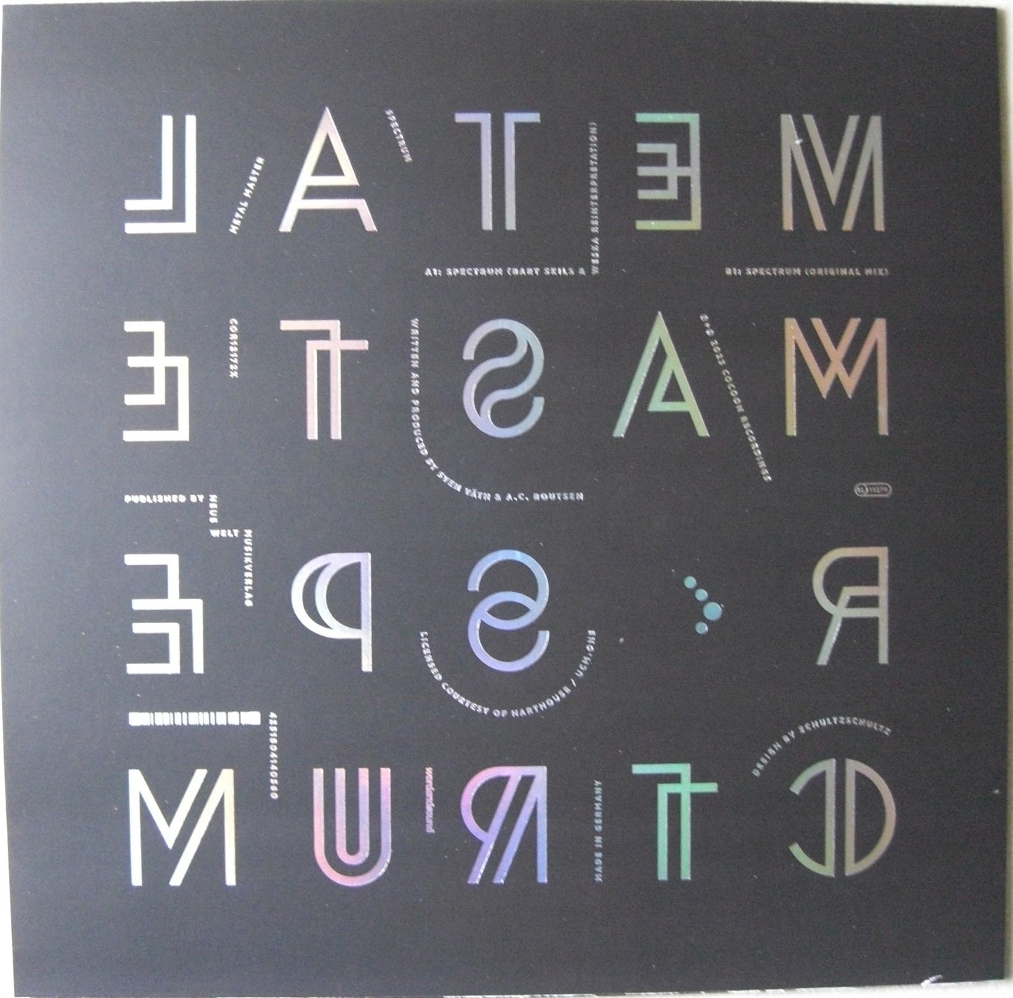 Metal Master (Sven Väth) – Spectrum Vinyl, 12", Single