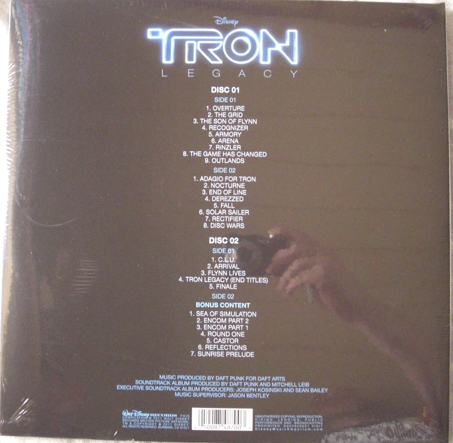 Daft Punk – TRON: Legacy (Vinyl Edition Motion Picture Soundtrack) 2x Vinyl, LP, Reissue blue/clear