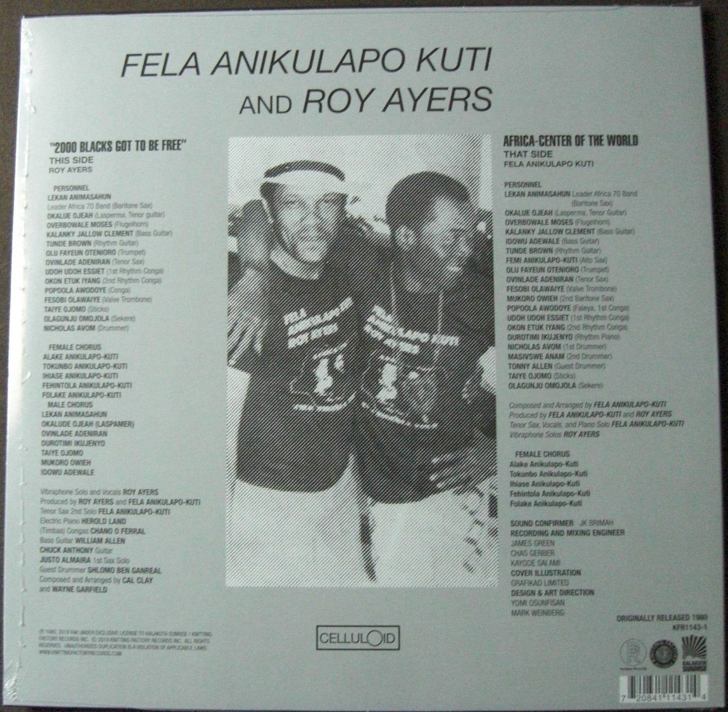 Fela Anikulapo Kuti And Roy Ayers – Music Of Many Colours Vinyl, LP, Album, Reissue