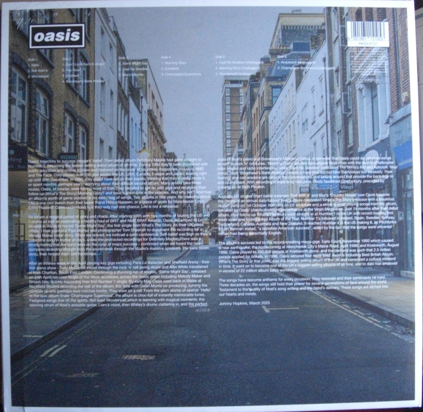 Oasis – (What's The Story) Morning Glory? 3x Vinyl, LP, Deluxe Edition, Reissue