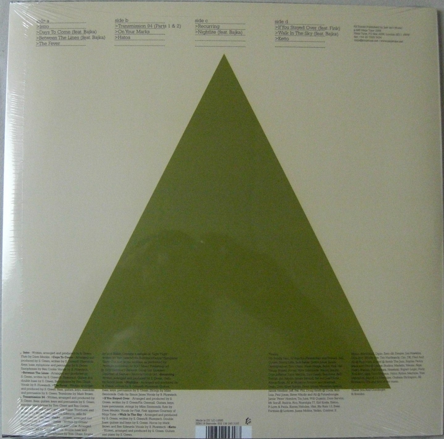 Bonobo – Days To Come 2 x Vinilo, LP, Álbum