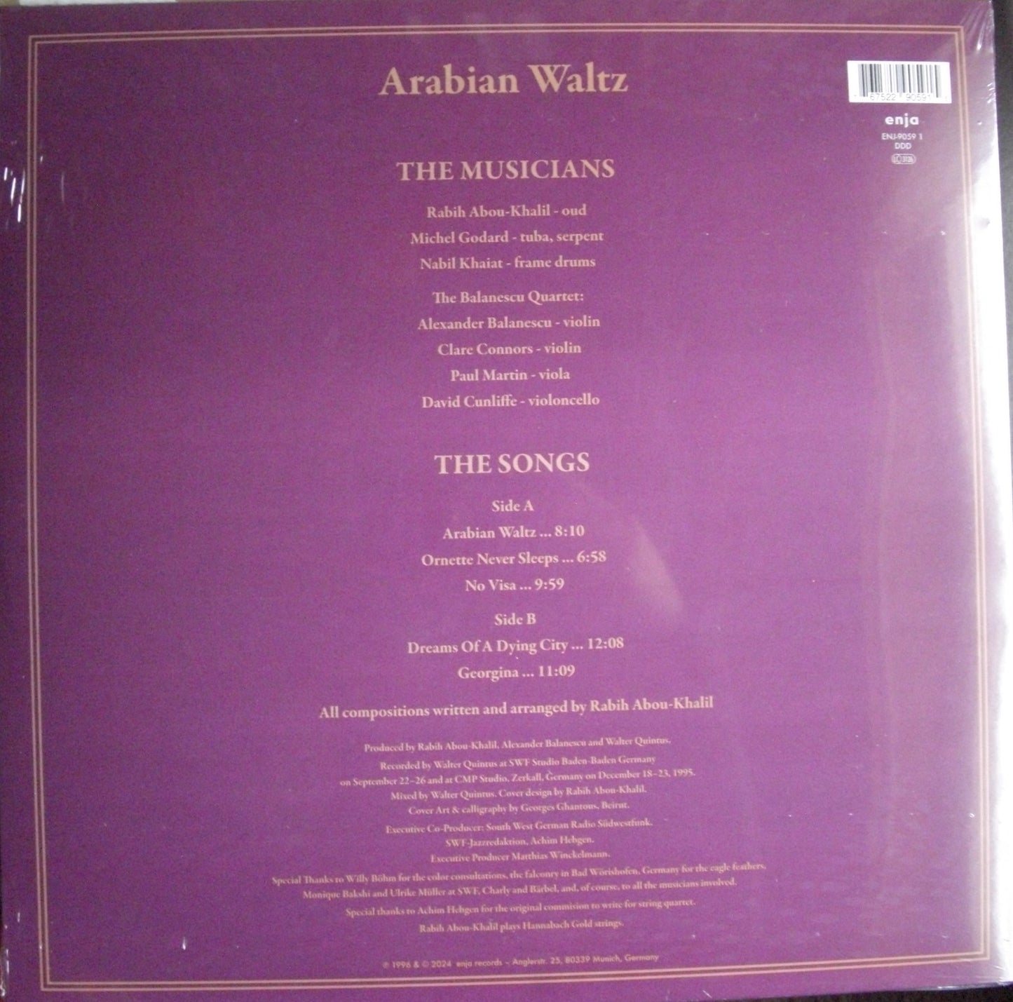 Rabih Abou-Khalil – Arabian Waltz Vinyl, LP, Album
