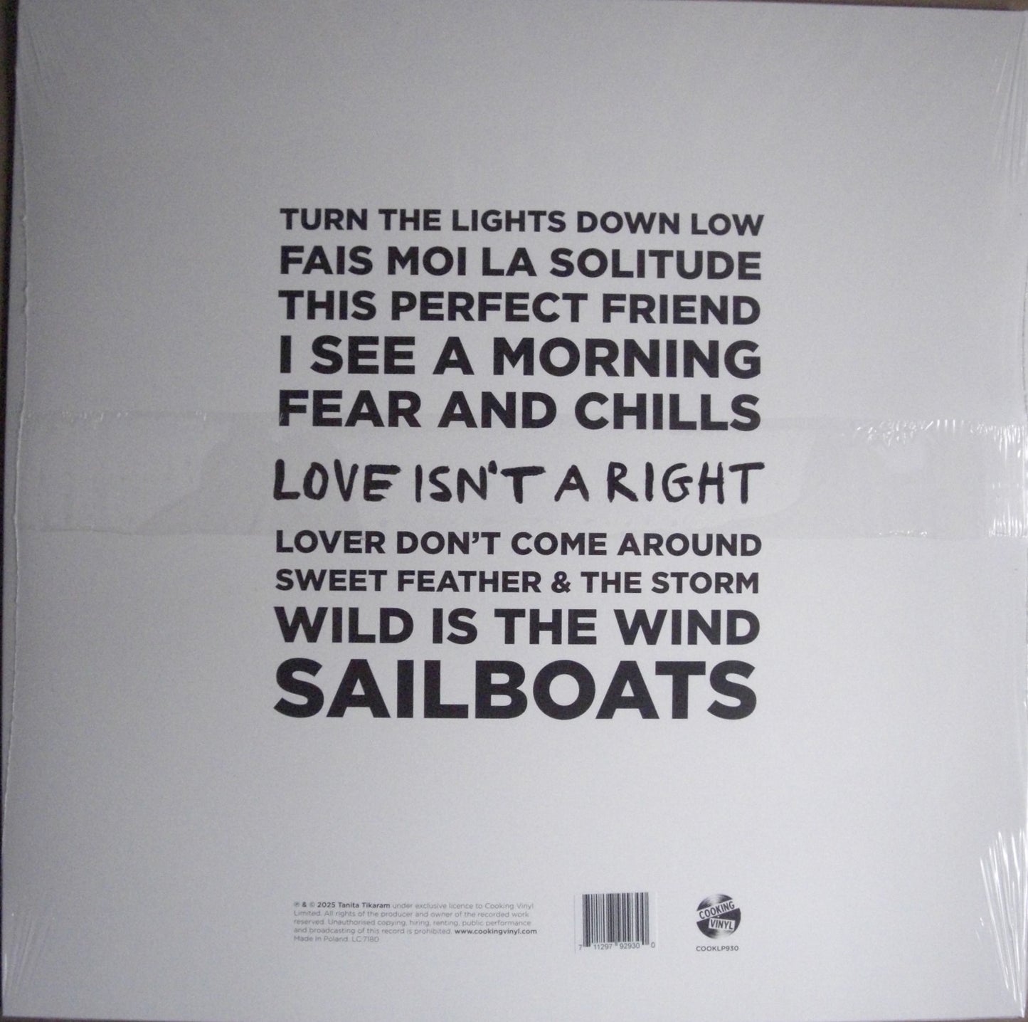 Tanita Tikaram - Liar - Love Isn't A Right Vinyl, LP, Album pink