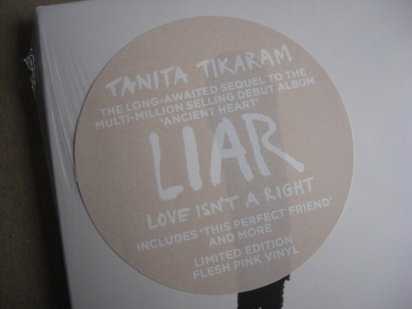 Tanita Tikaram - Liar - Love Isn't A Right Vinyl, LP, Album pink