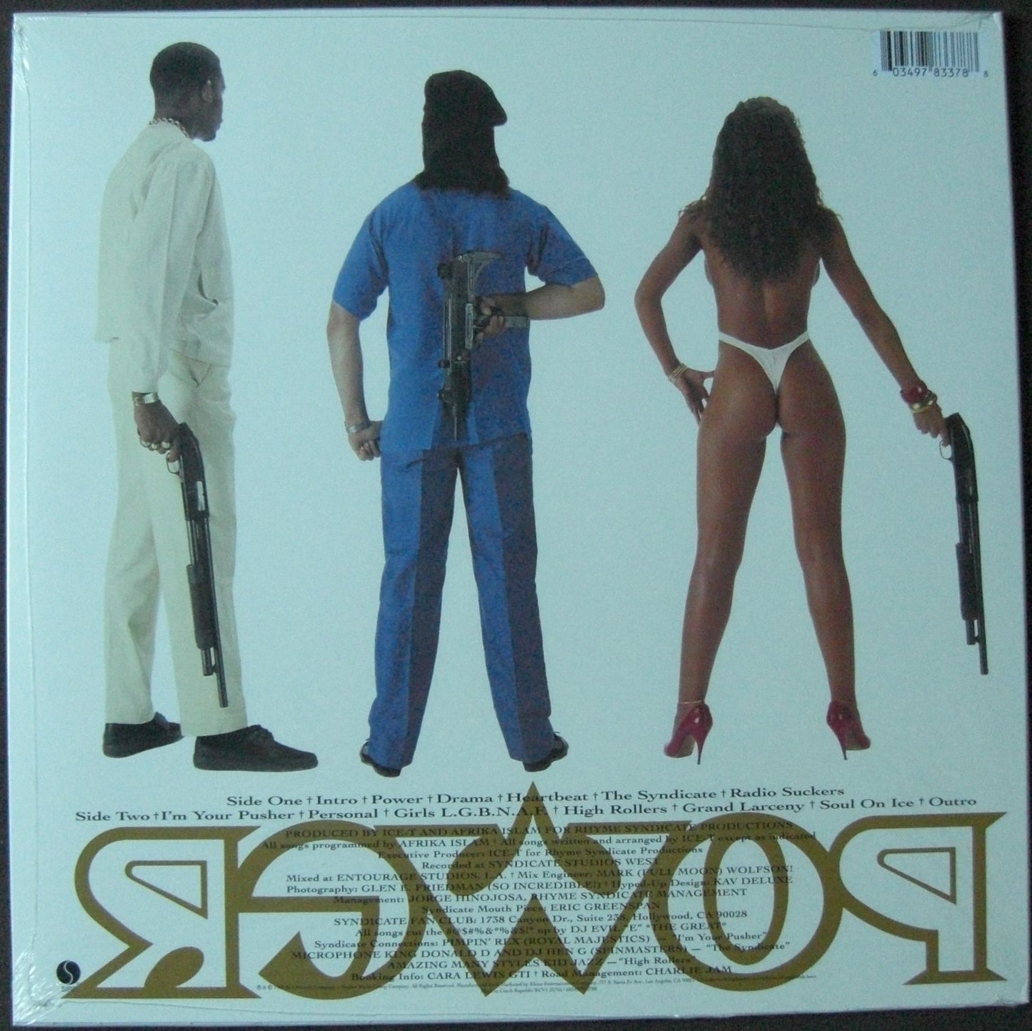 Ice-T – Power Vinyl, LP, Album, Limited Edt, Reissue, Gold