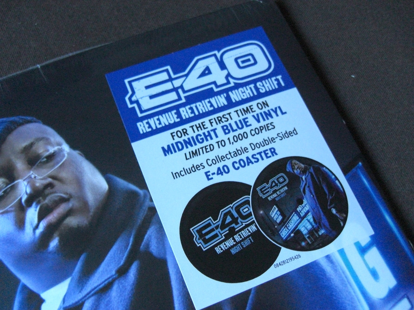 E-40 – Recuperación de ingresos: Night Shift 2x Vinilo LP Álbum azul