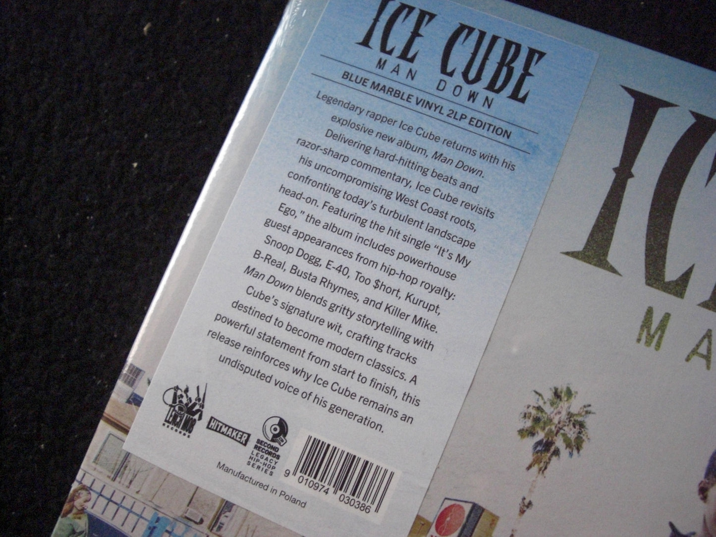 Ice Cube – Man Down 2x Vinyl, LP, Album blue