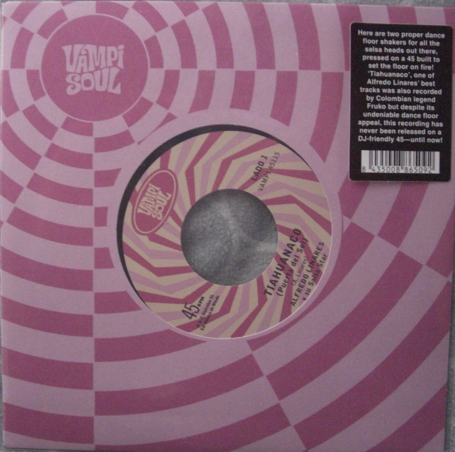 Alfredo Linares Y Su Salsa Star & Fruko Y Sus Tesos - Tiahuanco Vinyl, 7"