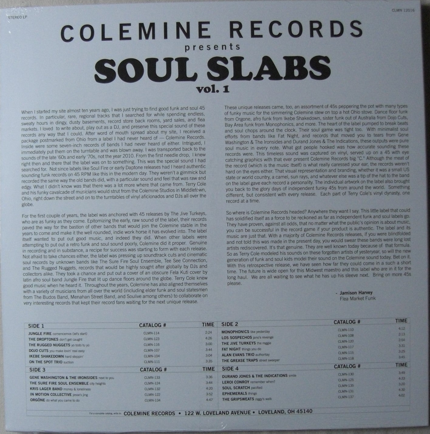 Soul Slabs Vol. 1 Vinilo, 2x LP, Recopilación