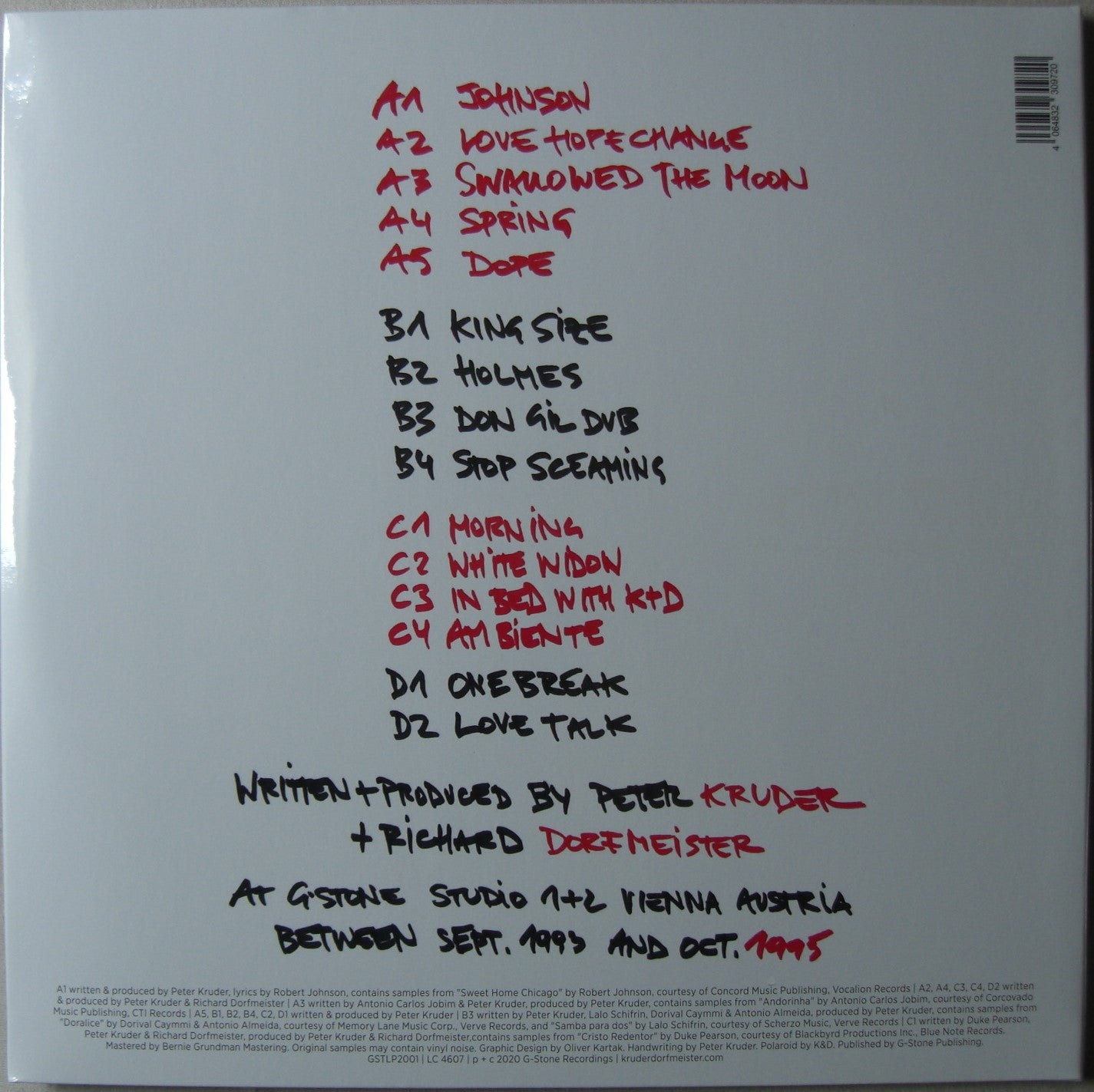 Kruder & Dorfmeister - 1995 Vinyl, 2x LP, Album, Limited Edition, Reissue white