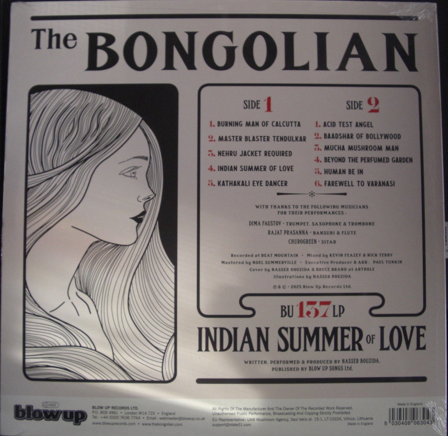 The Bongolian - Indian Summer Of Love Vinyl, LP, Album