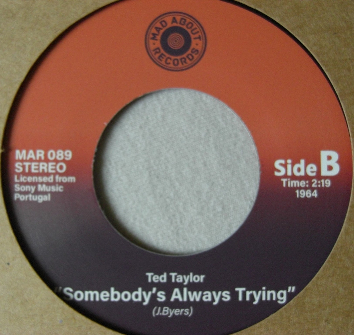 Judy Freeman & Blackrock / Ted Taylor – Hold On 7"