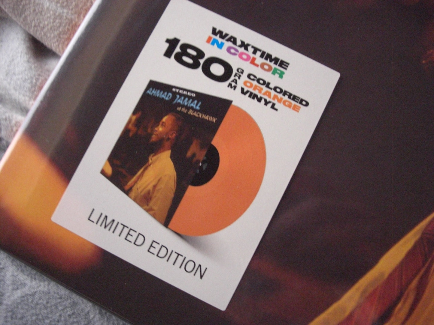 Ahmad Jamal Trio – At The Blackhawk Vinyl, LP, Album, Reissue orange