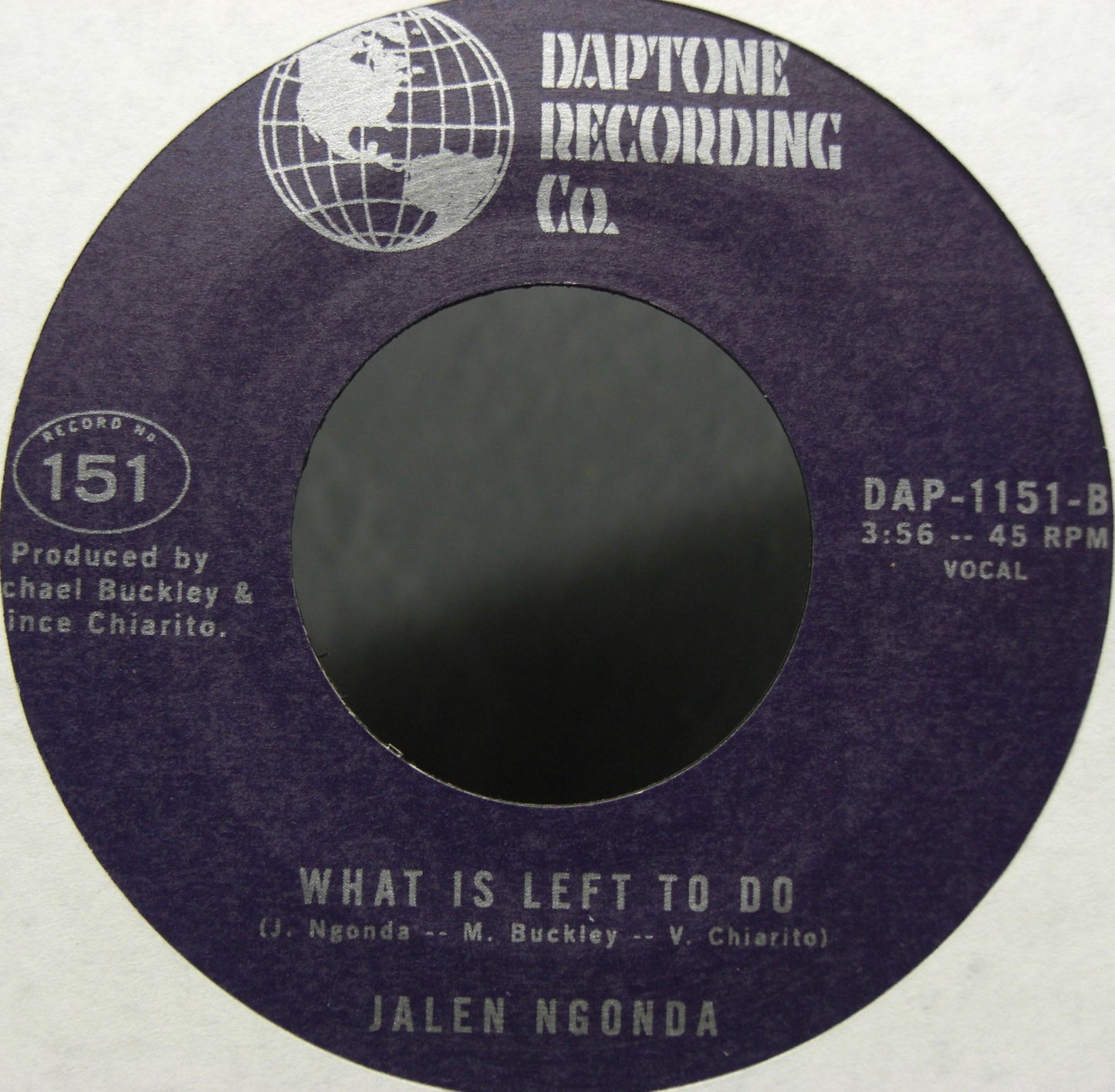 Jalen Ngonda – Come Around And Love Me / What Is Left To Do 7"