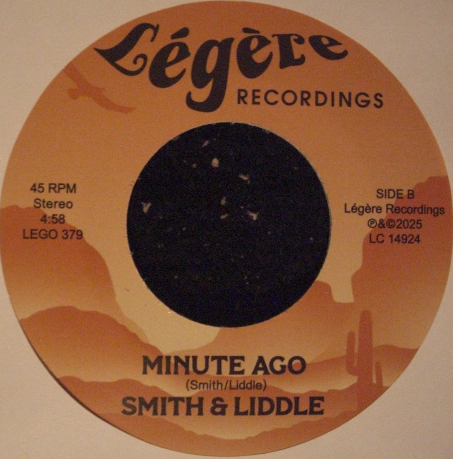Smith & Liddle - Piece Of You / Minute Ago Vinyl, 7", Single