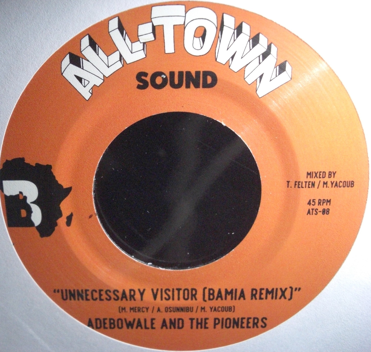 Adebowale And The Pioneers - Kilofese / Unnecessary Visitor Vinyl, 7"