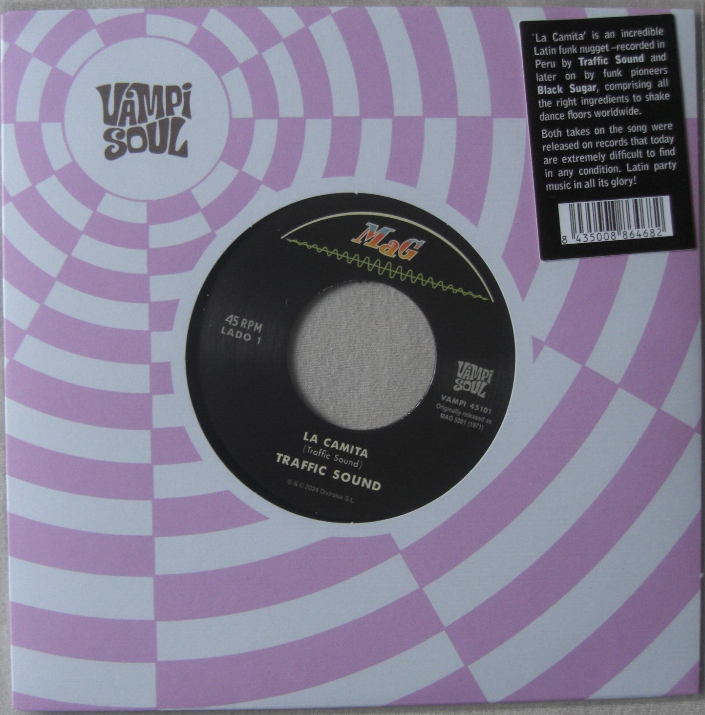 Traffic Sound / Black Sugar – La Camita / La Camita 78 Latin 7"