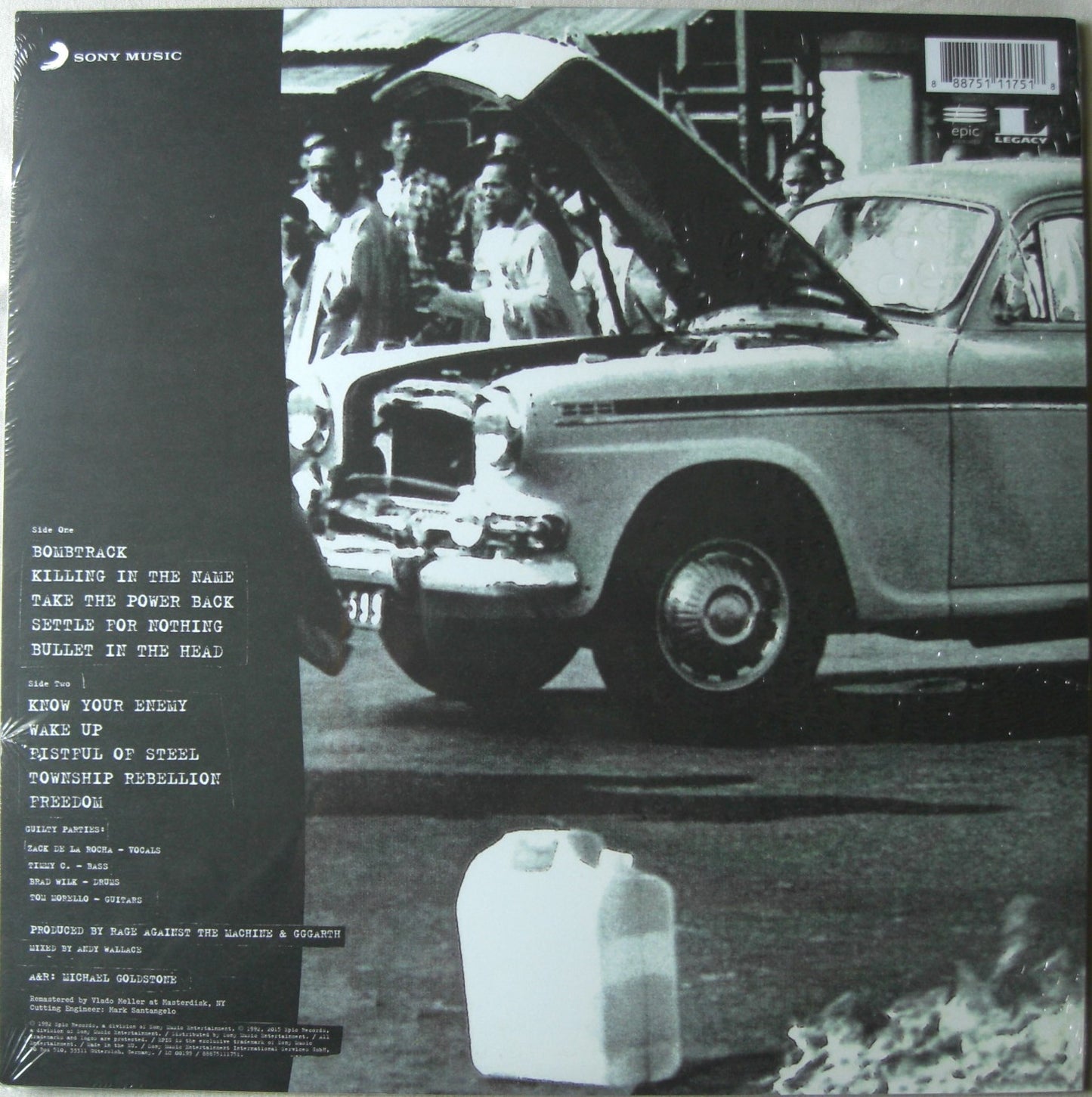 Rage Against The Machine – Rage Against The Machine Vinyl, LP, Album