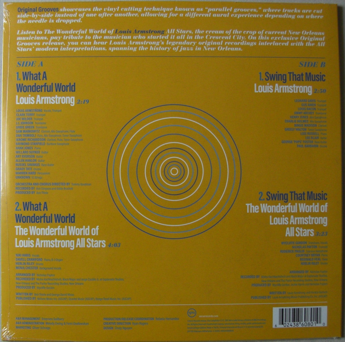 Louis Armstrong – Un regalo para Pops Vinilo, 12", Maxi