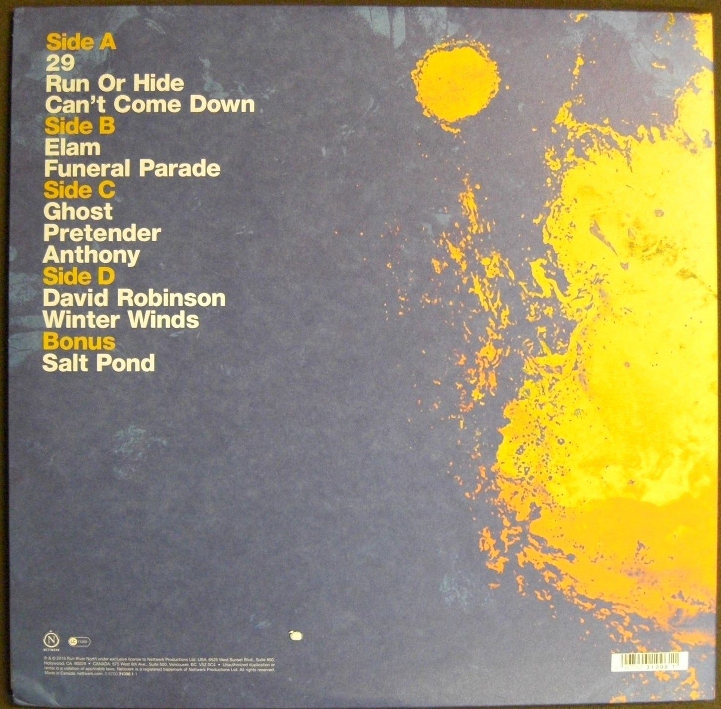 Run River North – Drinking From A Salt Pond 2x Vinyl, LP Album