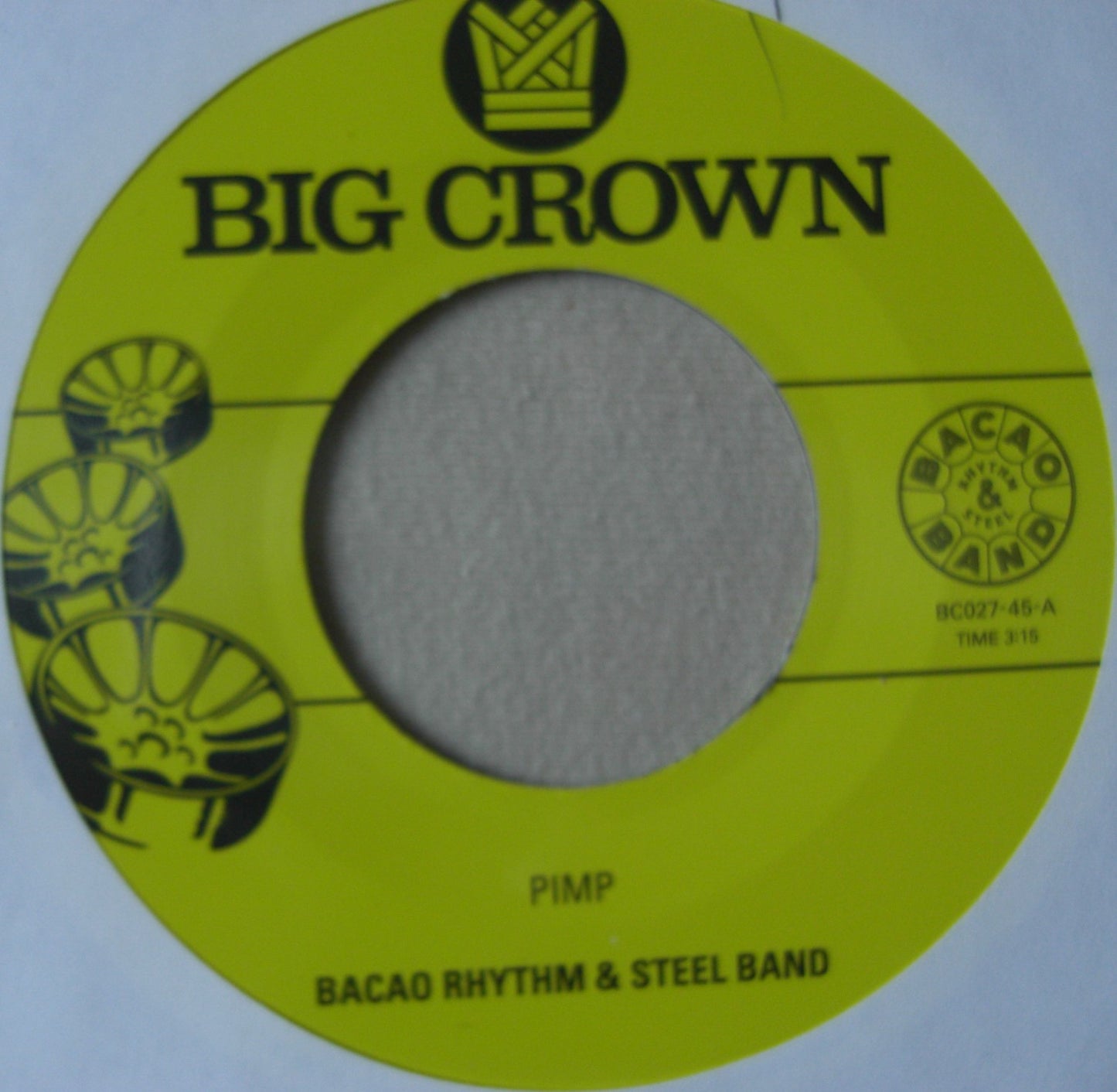 Bacao Rhythm & Steel Band – Pimp / Police In Helicopter Vinyl, 7", Reissue