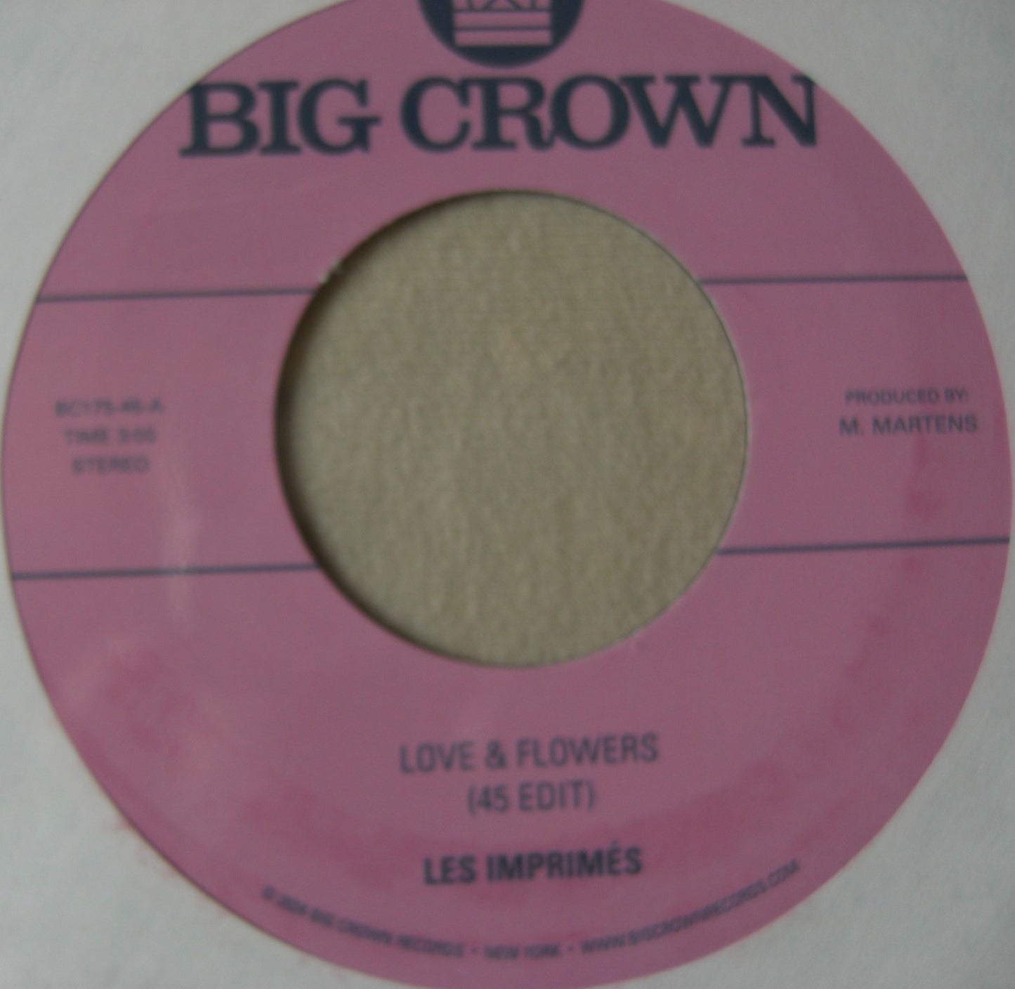 Les Imprimés – Love & Flowers Vinyl, 7"