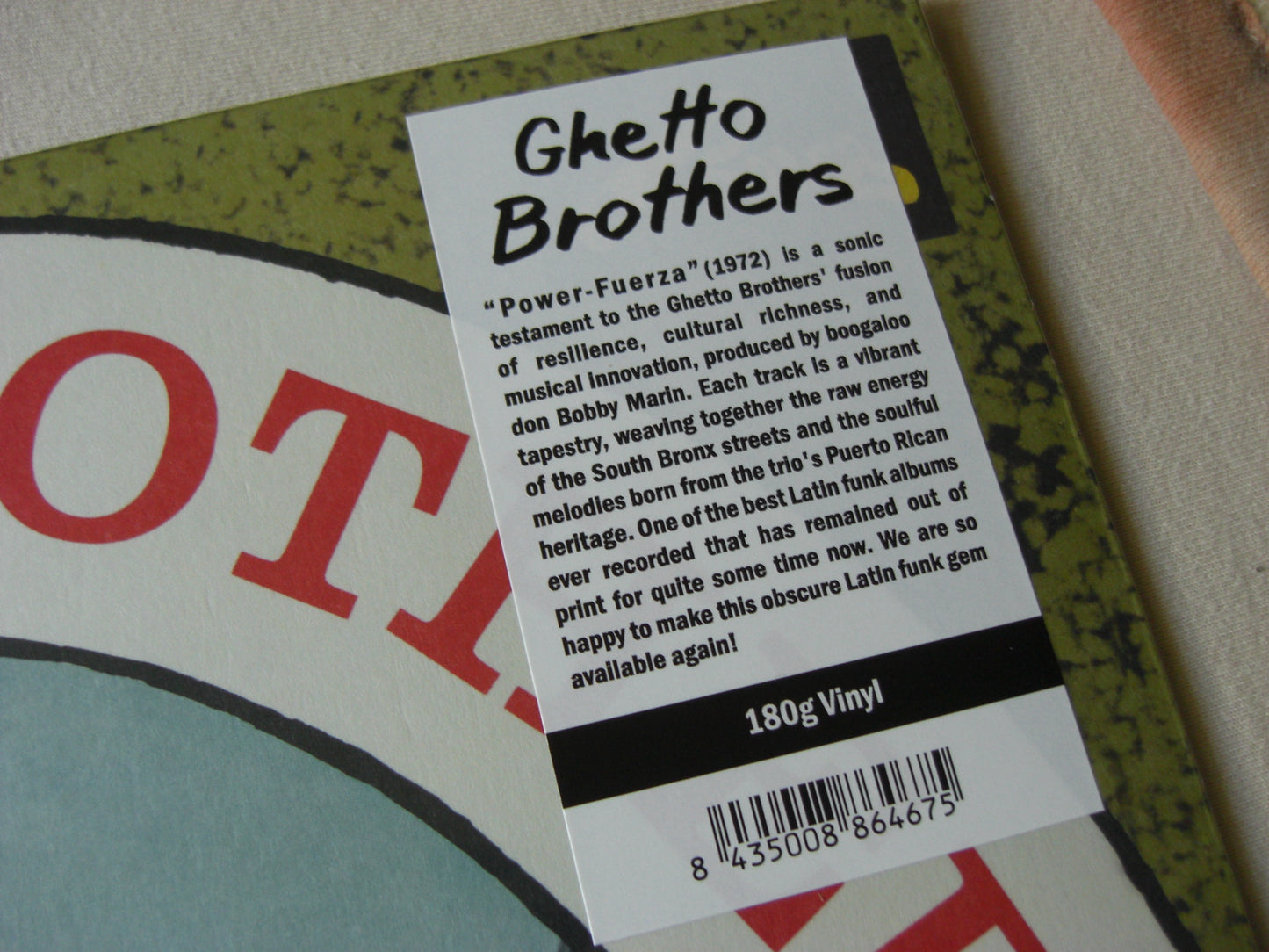 The Ghetto Brothers – Power-Fuerza Vinyl, LP, Album