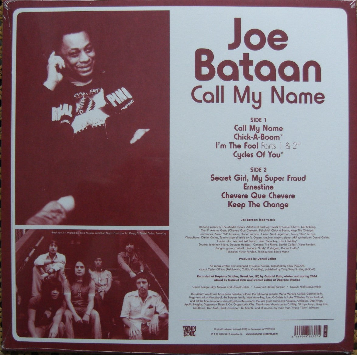 Joe Bataan – Call My Name Vinyl, LP, Album