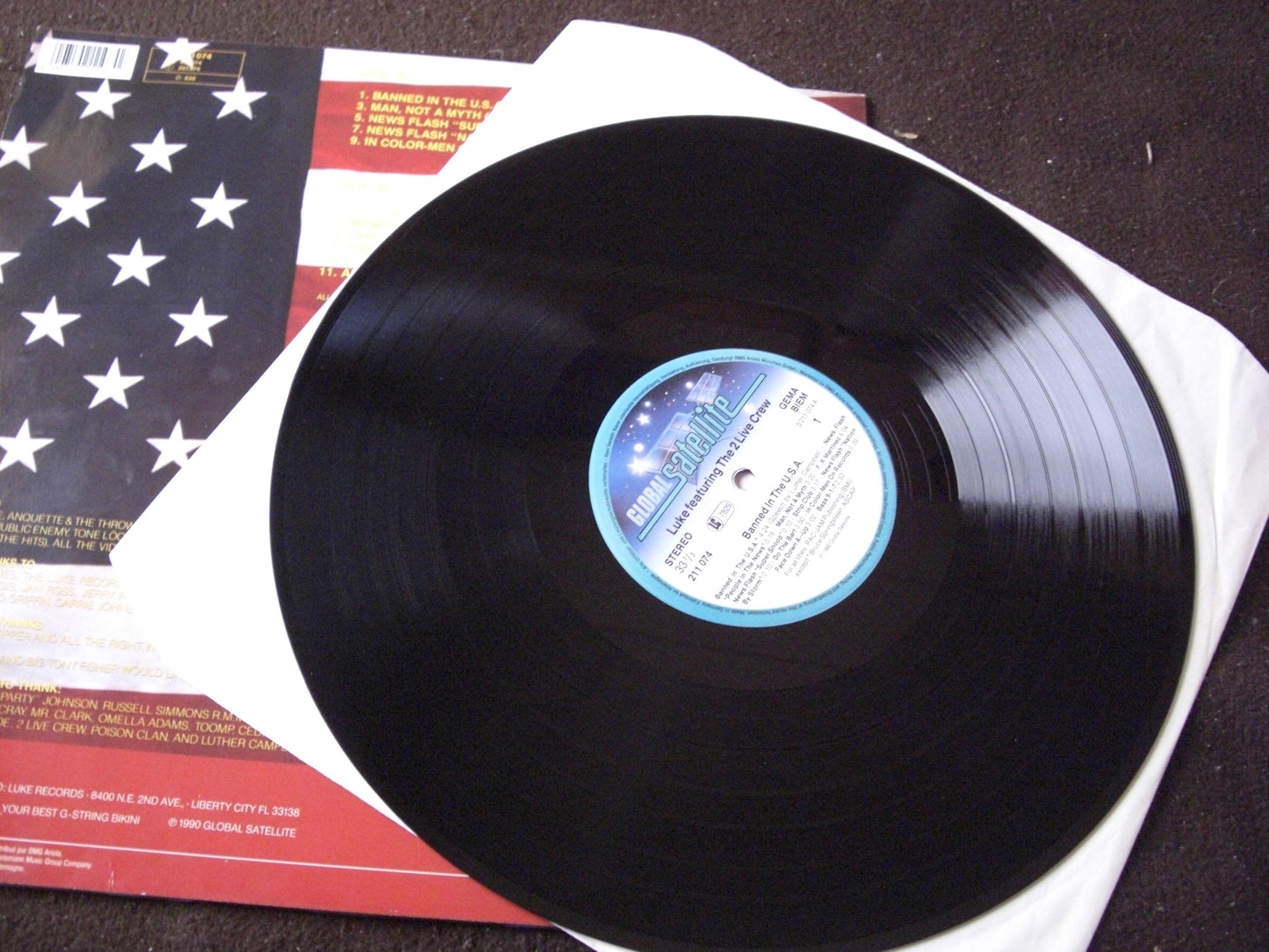 Luke feat. The 2 Live Crew – Banned In The U.S.A. - The Luke LP Vinyl, LP, Album 1990