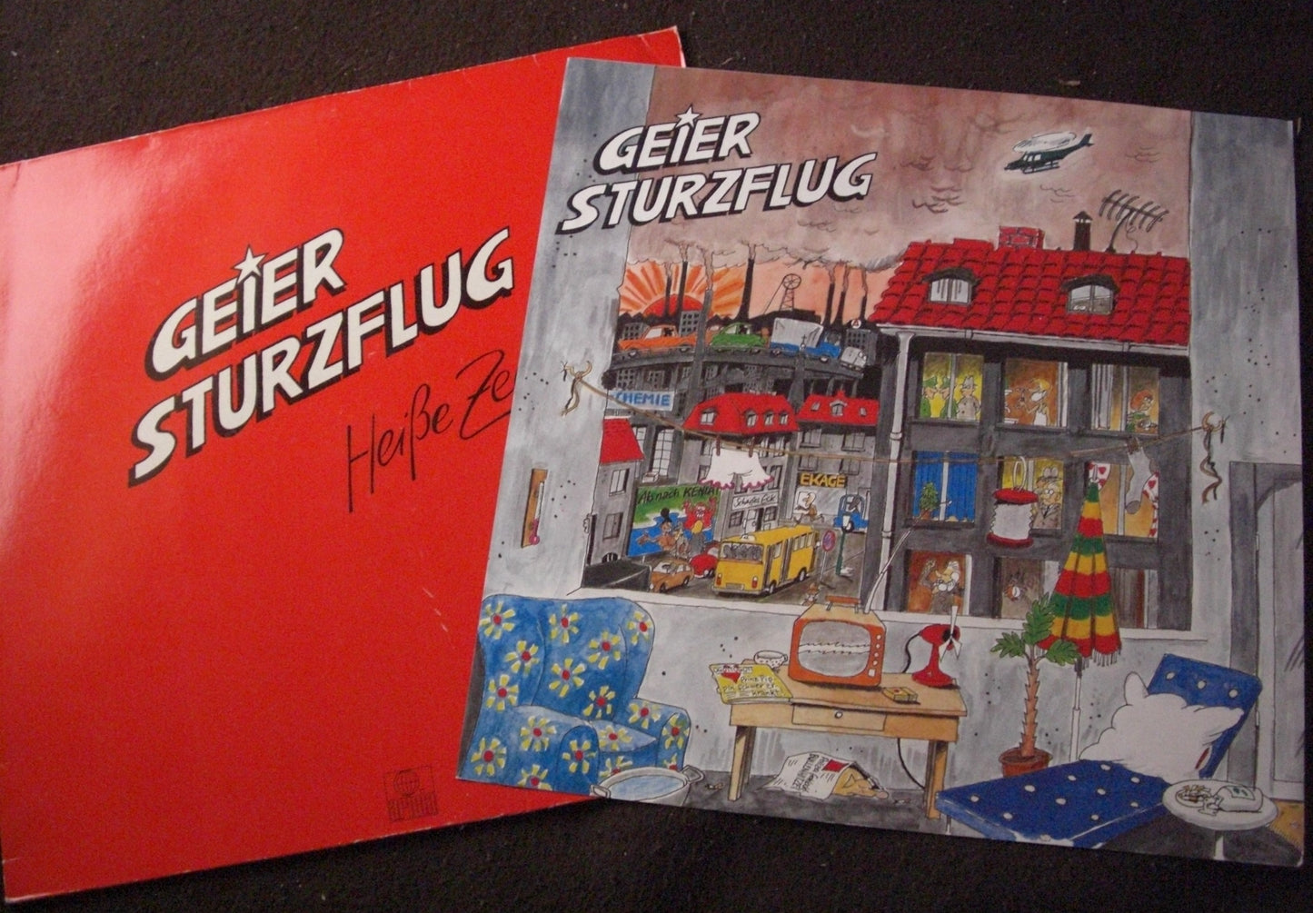 Geier Sturzflug – Heiße Zeiten... Vinyl, LP, Album 1983