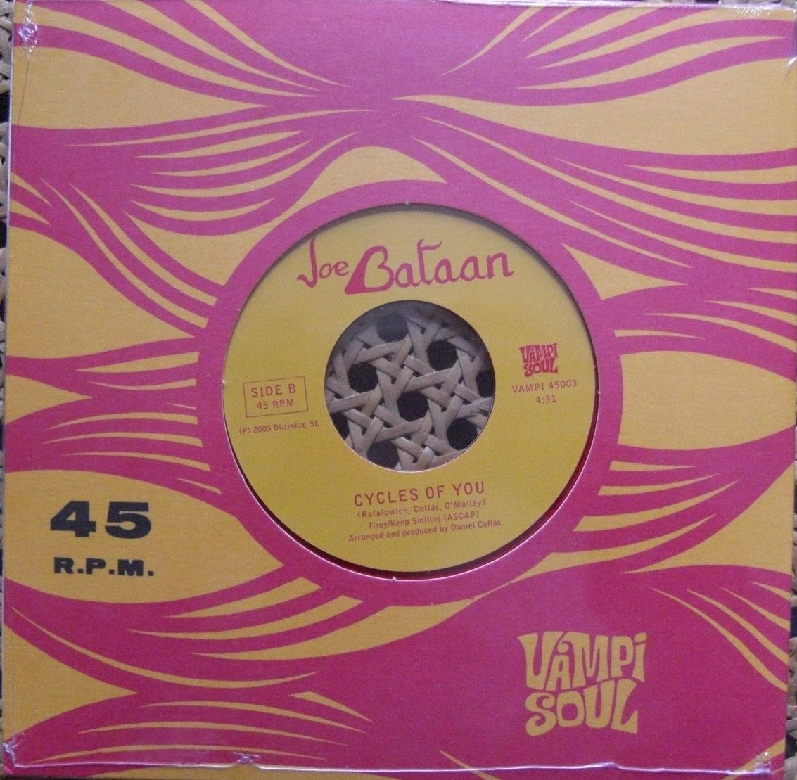 Joe Bataan – Vinilo Chick-A-Boom, 7" rojo