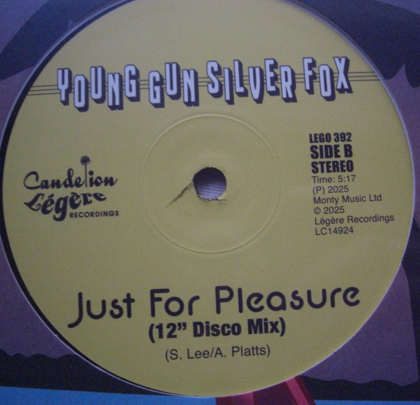 Young Gun Silver Fox – Stevie & Sly/ Just For Pleasure - Disco Mixes Vinyl, 12", Limited Edt RSD 2025