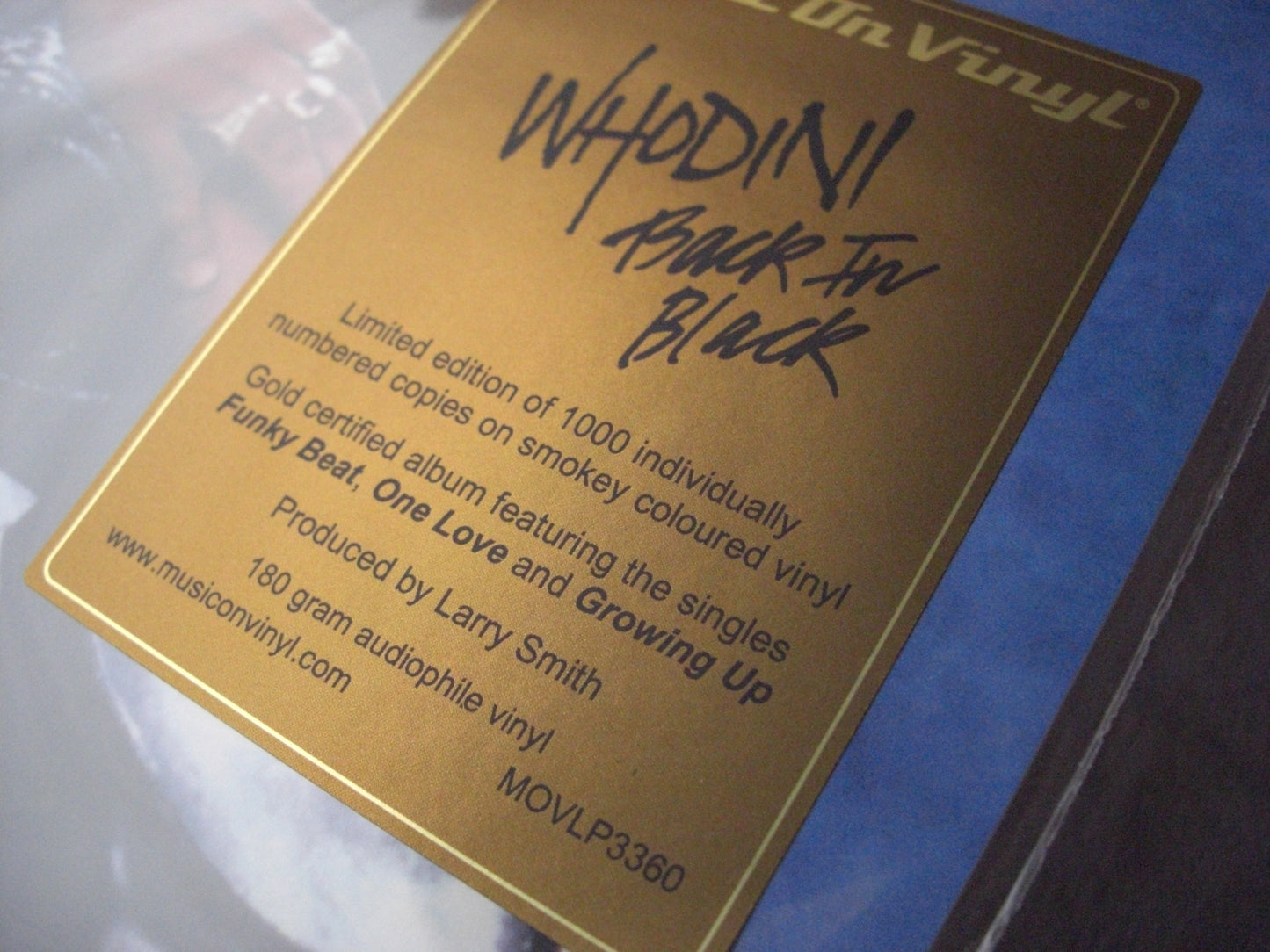 Whodini – Back In Black Vinyl, LP, Album, Reissue, Limited Edt smokey