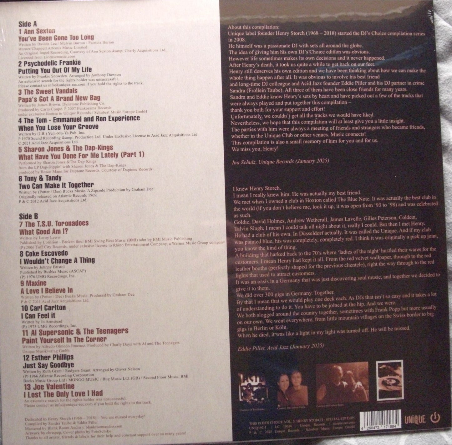 Henry Storch – This Is DJ's Choice Vol. 4 Vinyl, LP, Compilation