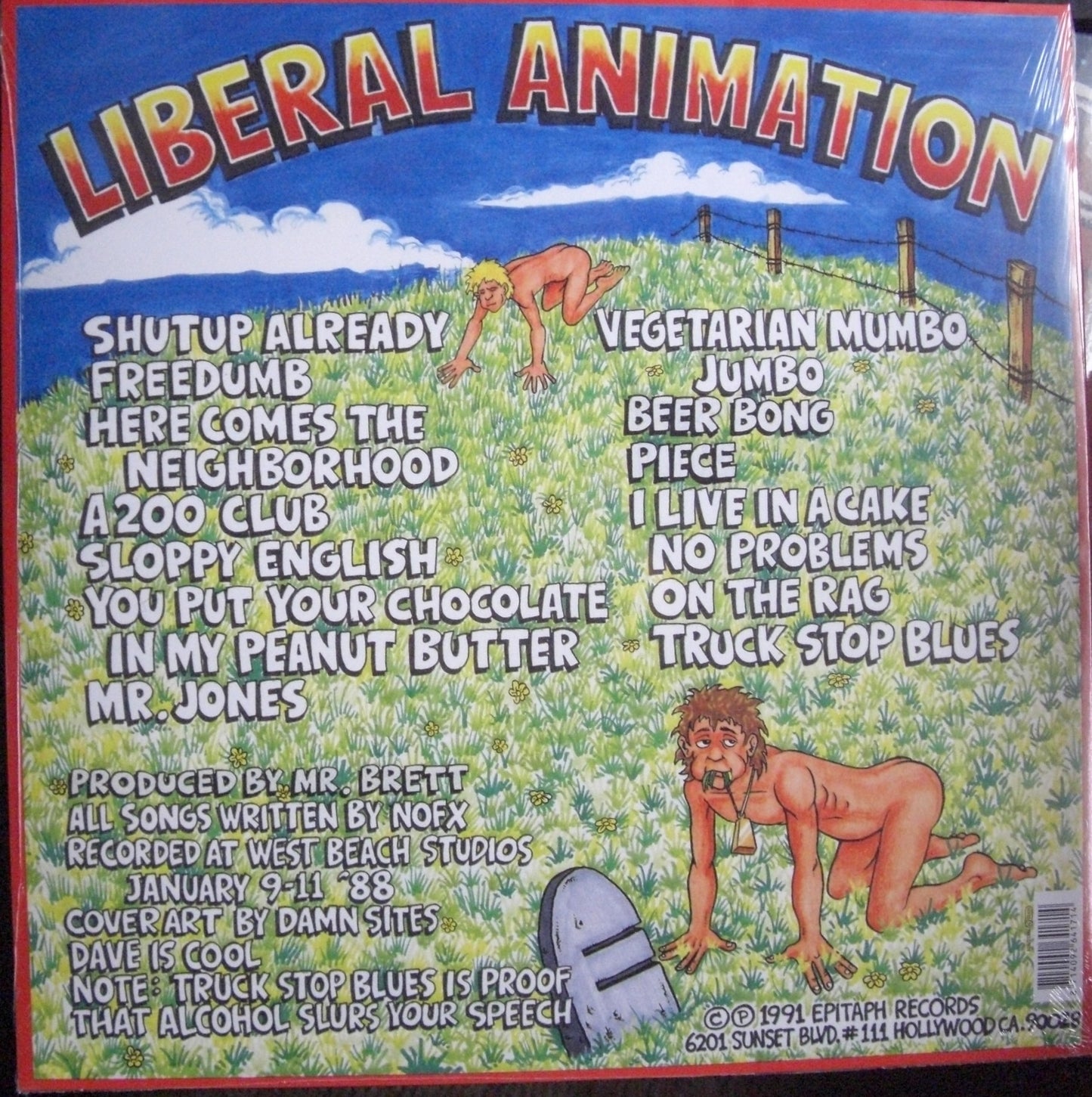 NOFX – Liberal Animation Vinyl, LP, Album, Reissue