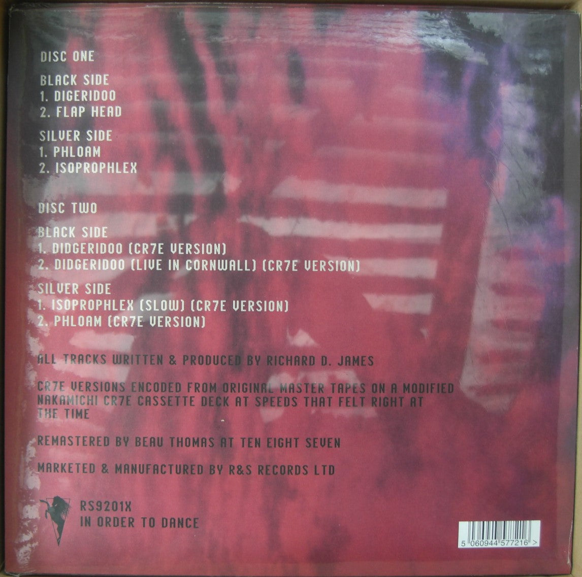 Aphex Twin – Didgeridoo (edición ampliada) 2 x vinilo, EP de 12"