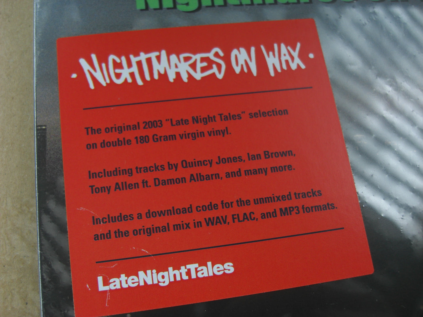 Nightmares On Wax – LateNightTales 2x Vinyl, LP, Compilation