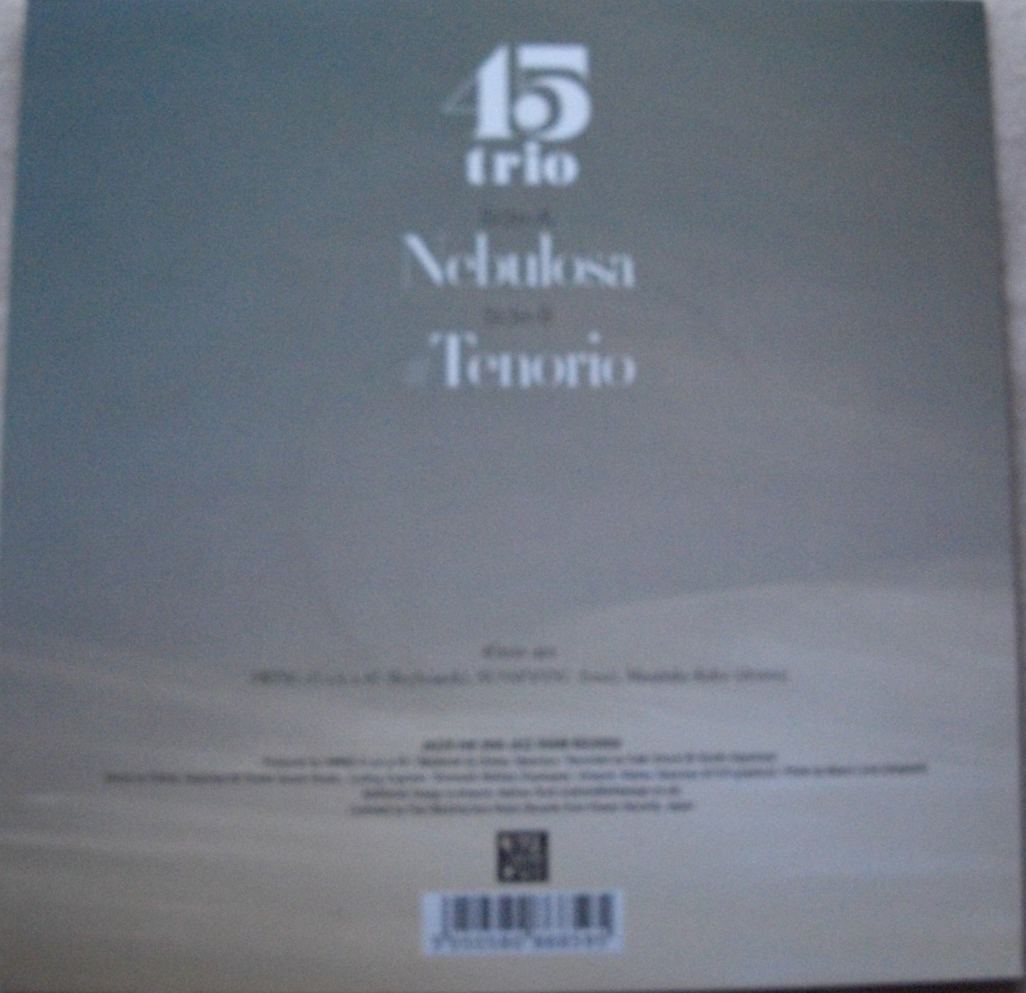 45 Trio - Nebulosa / Tenorio Vinyl, 7"