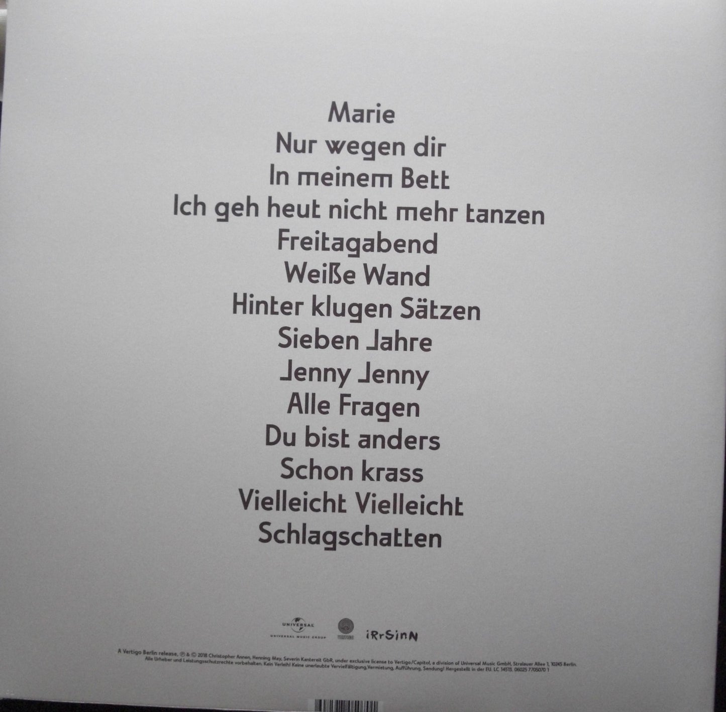 AnnenMayKantereit – Schlagschatten 2x Vinyl, LP, Album + CD