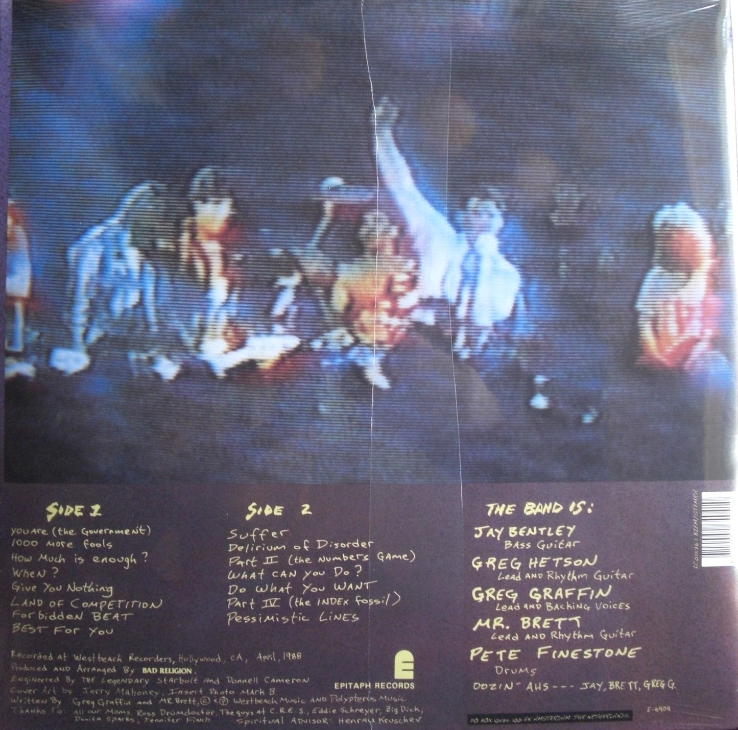 Bad Religion – Suffer Vinyl, LP, Album, Reissue