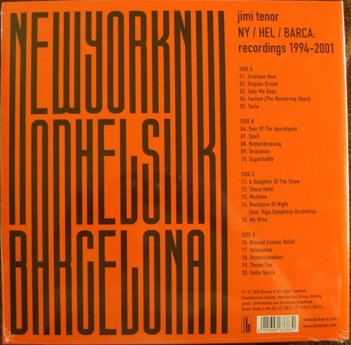 Jimi Tenor – NY / HEL / BARCA Vinyl, 2x LP, Compilation