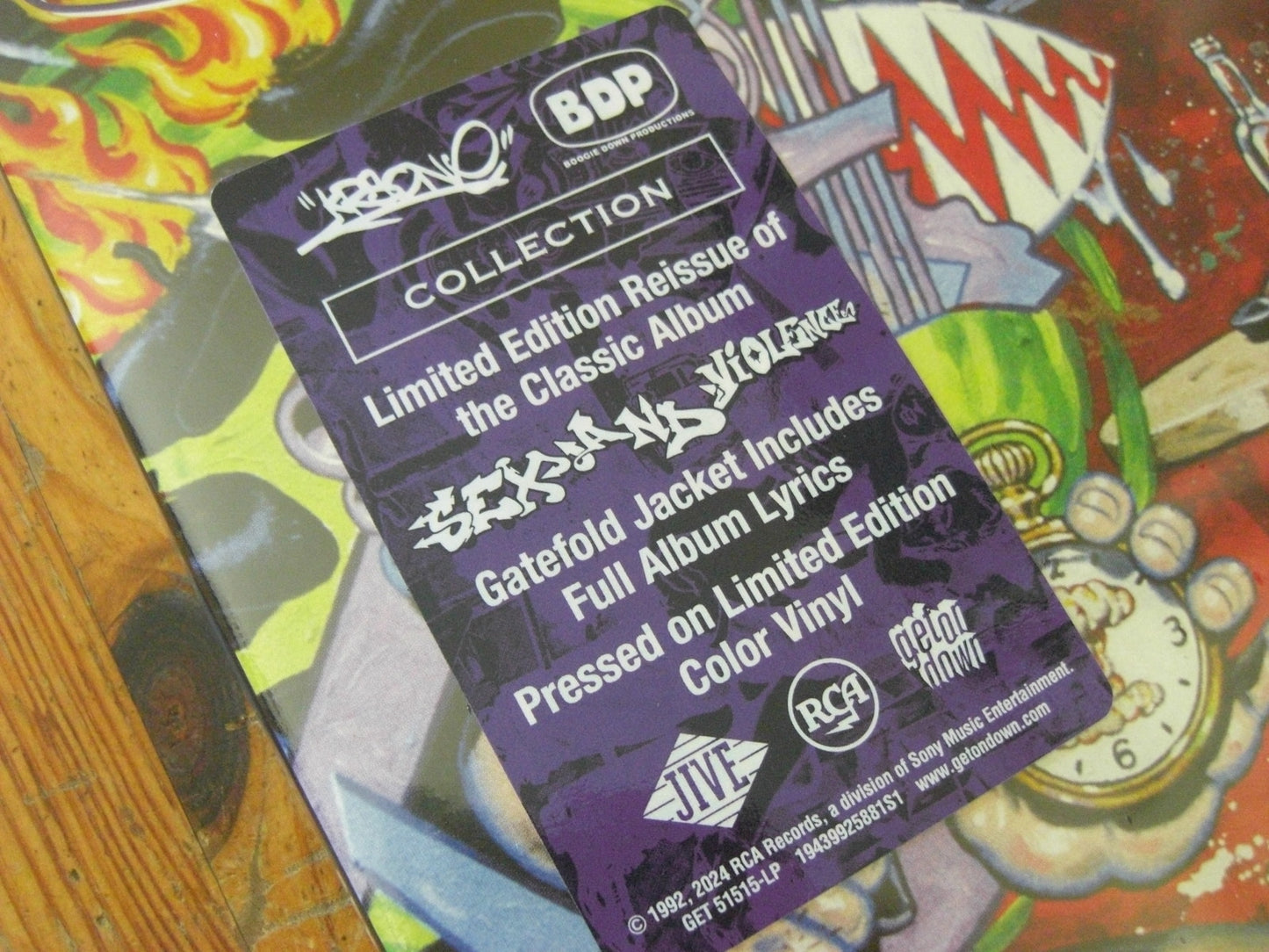 Boogie Down Productions – Sex And Violence 2 x Vinilo, LP, Álbum violeta