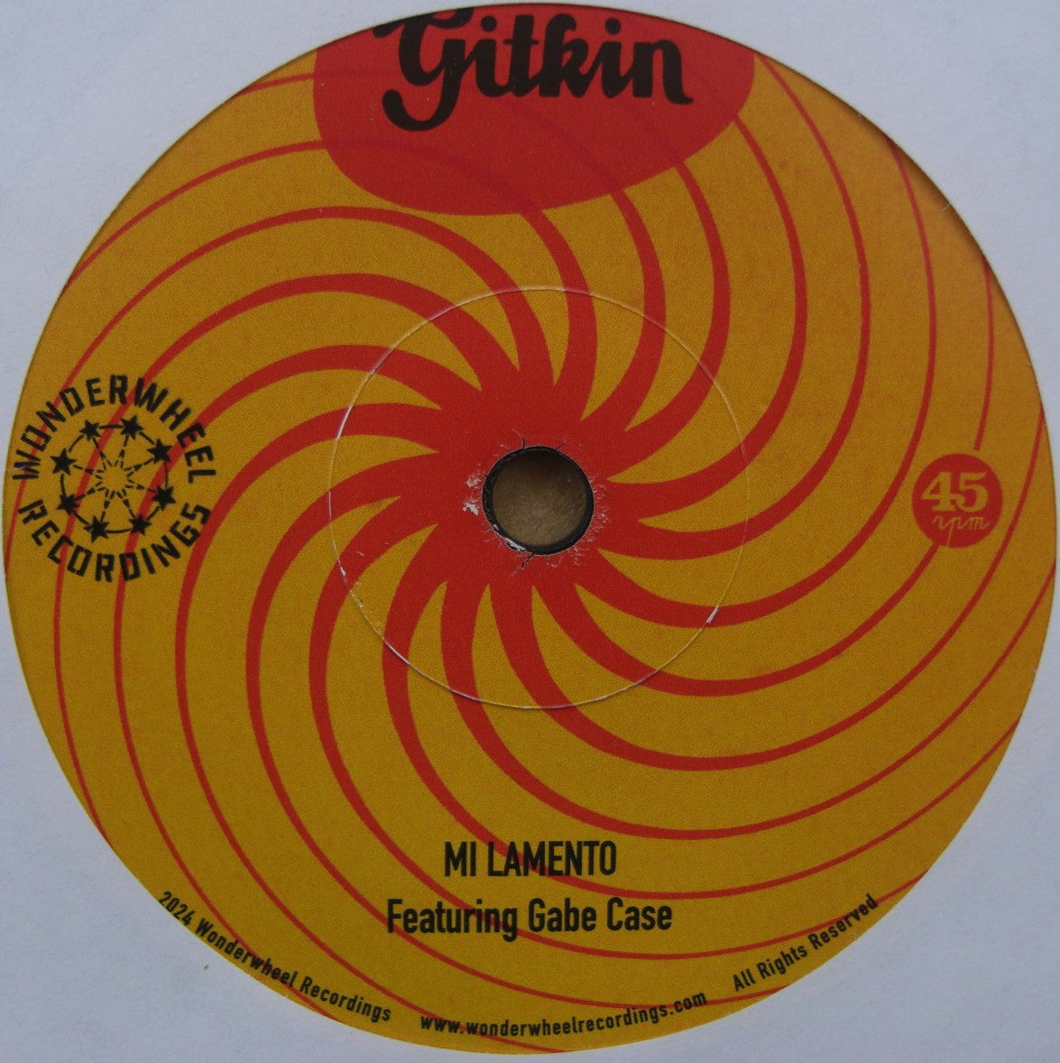 Gitkin – Don't You Want Me Baby (Cumbia) / Mi Lamento 7"