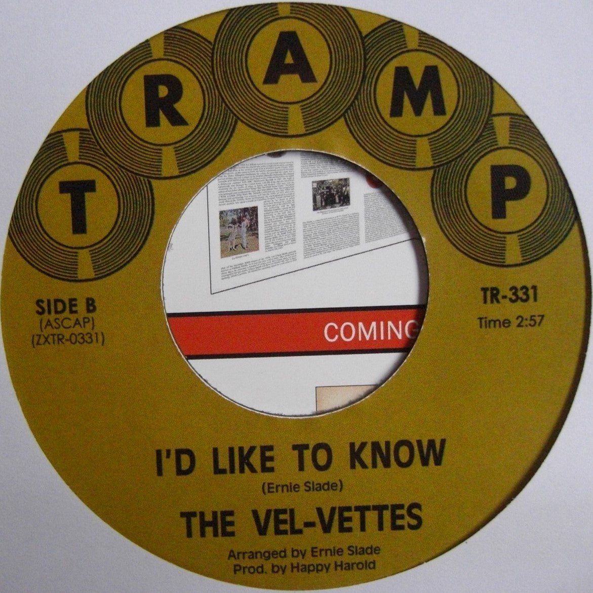 The Vel-Vettes – Give Me A Little Bit Of Time I'd Like To Know 7"